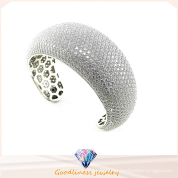 Pulsera de plata esterlina para la joyería de la galjanoplastia del rodio (G41224b)